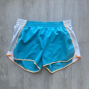 Nike dry fit blue running shorts. Size large